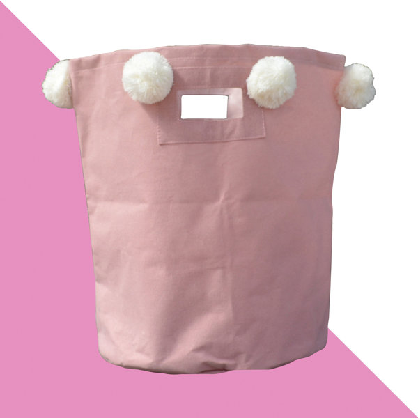 17 Stories Pom Poms Laundry Basket & Reviews Wayfair.ie